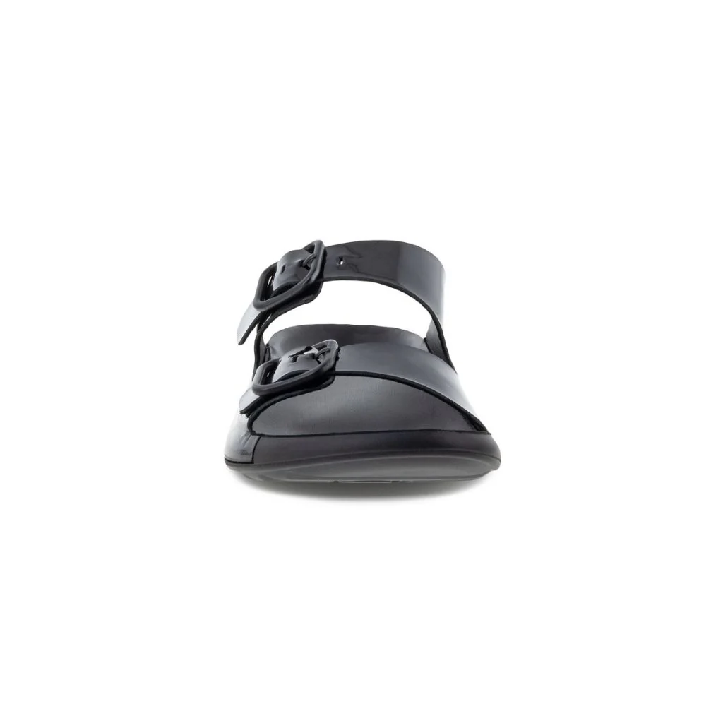 Womens 2nd Cozmo Slide - Black Patent - Image 7
