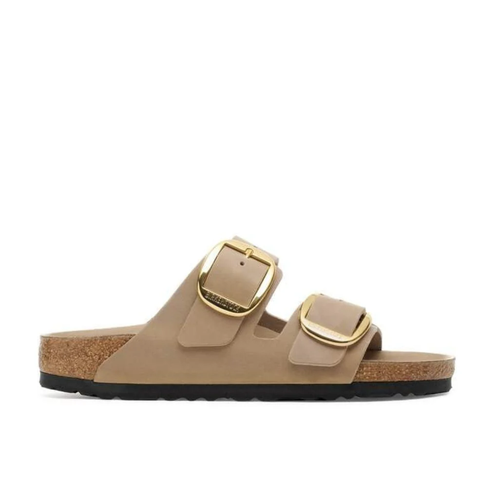 Arizona Big Buckle Oiled Leather Narrow - Tobacco Brown