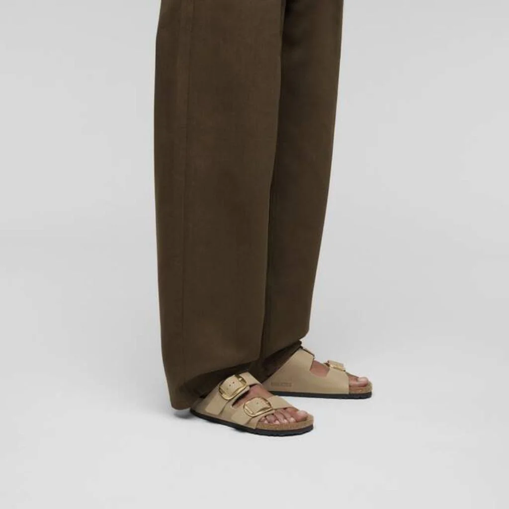 Arizona Big Buckle Oiled Leather Narrow - Tobacco Brown - Image 3