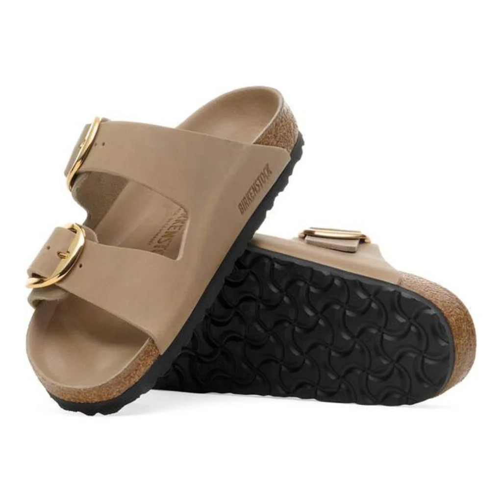 Arizona Big Buckle Oiled Leather Narrow - Tobacco Brown - Image 4