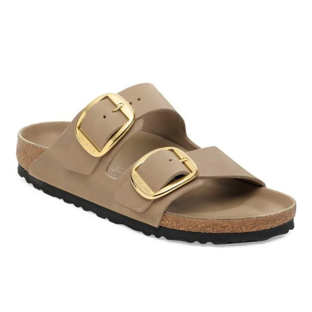 Arizona Big Buckle Oiled Leather Narrow - Tobacco Brown - Image 7