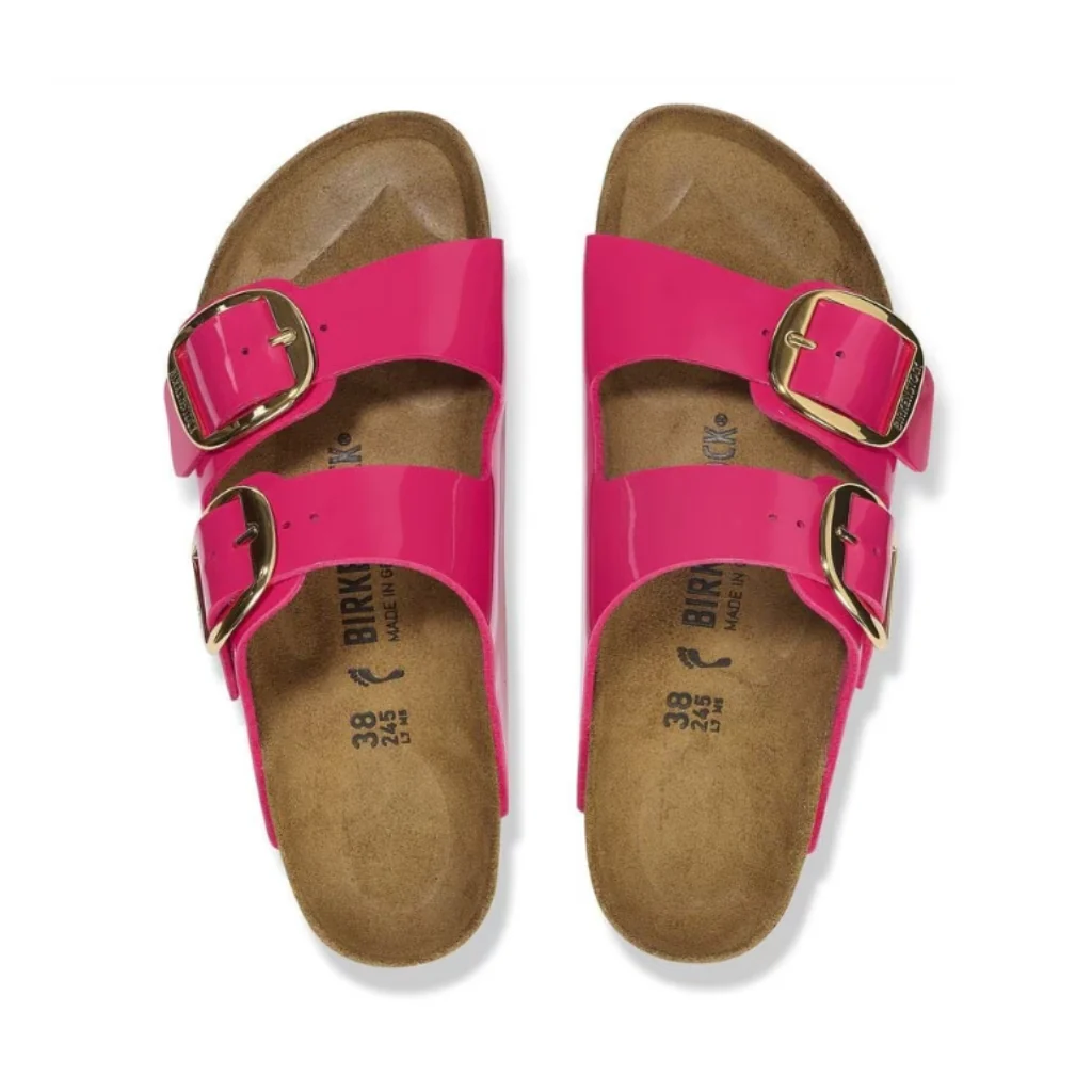 Arizona Big Buckle Patent Birko-Flor- Fuchsia Fusion - Image 5