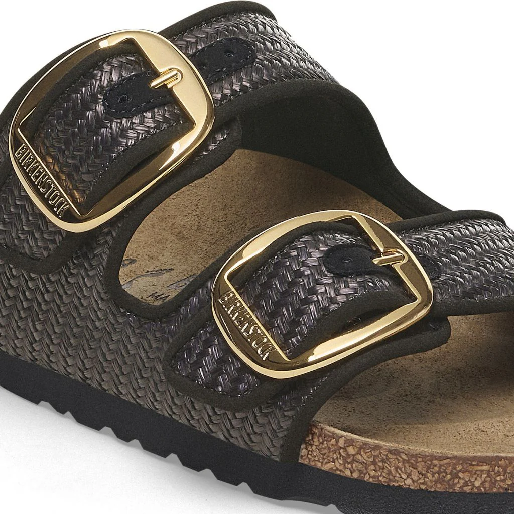 Arizona Big Buckle Textile - Raffia Black - Image 4