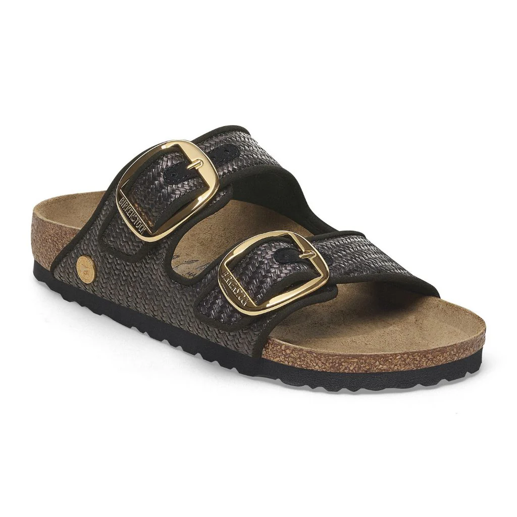 Arizona Big Buckle Textile - Raffia Black - Image 5