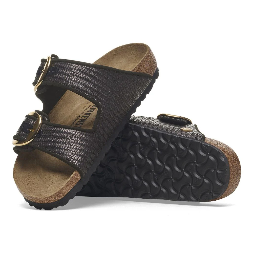 Arizona Big Buckle Textile - Raffia Black - Image 6
