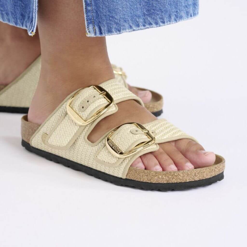 Arizona Big Buckle Textile - Raffia Natural - Image 2
