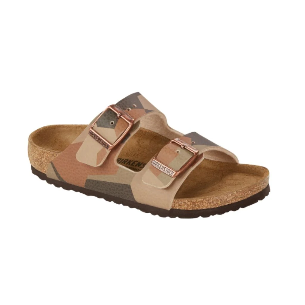 Arizona Kids Birko Flor (Narrow) - Camo Multicolour/Brown - Image 3