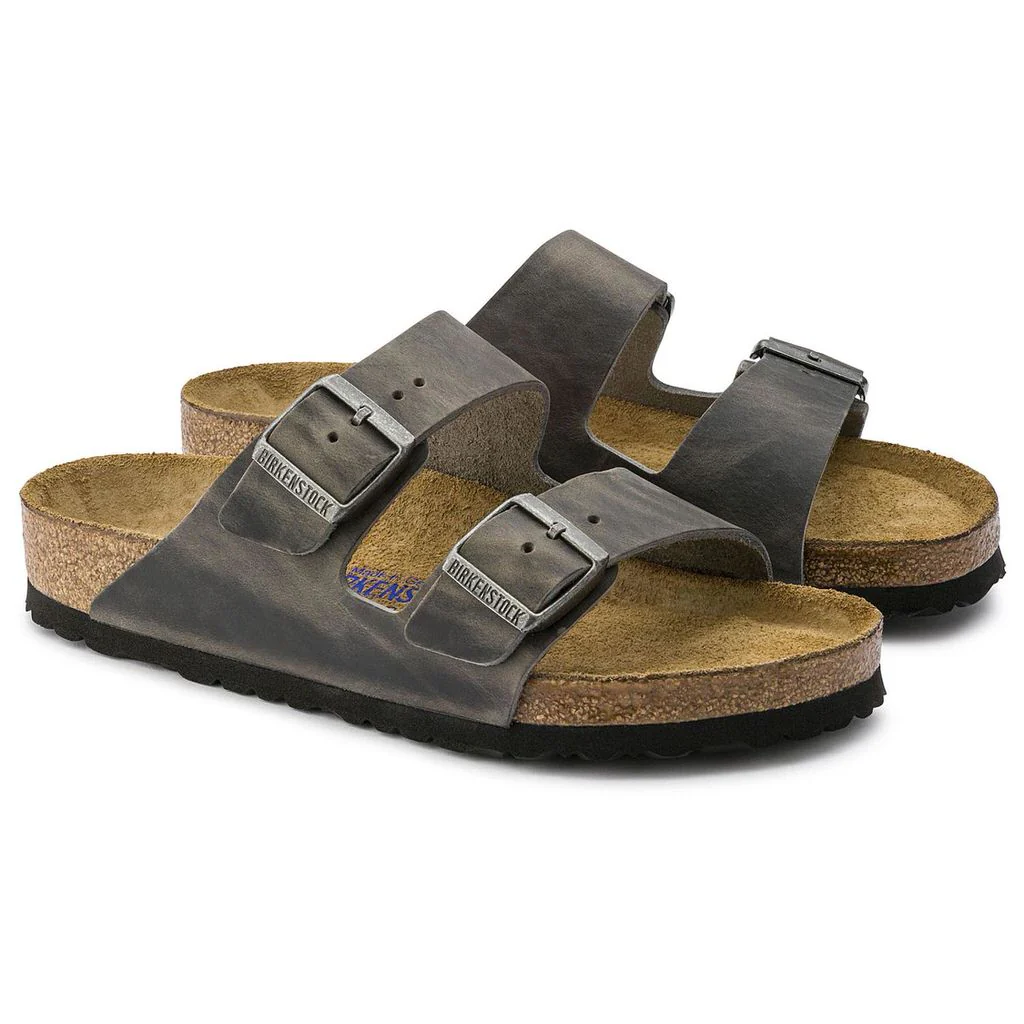 Arizona Leather Soft Footbed Narrow - Iron - Image 4