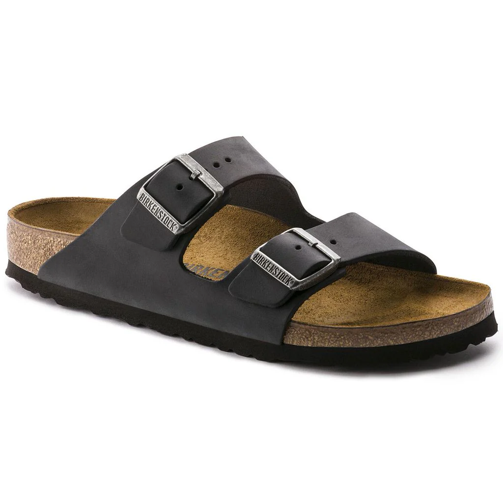 Arizona Oiled Leather Narrow - Black - Image 3