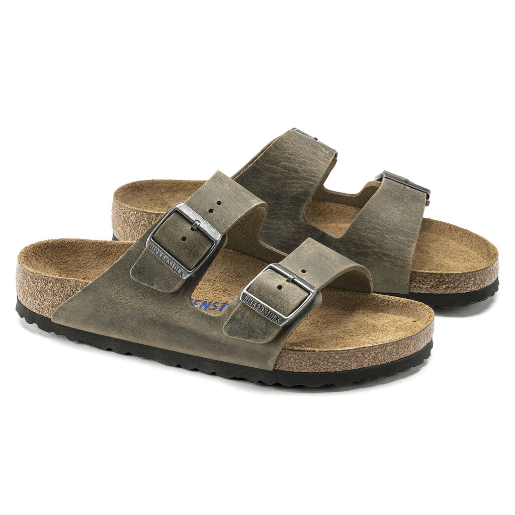 Arizona Oiled Leather Soft Footbed - Faded Khaki - Image 6