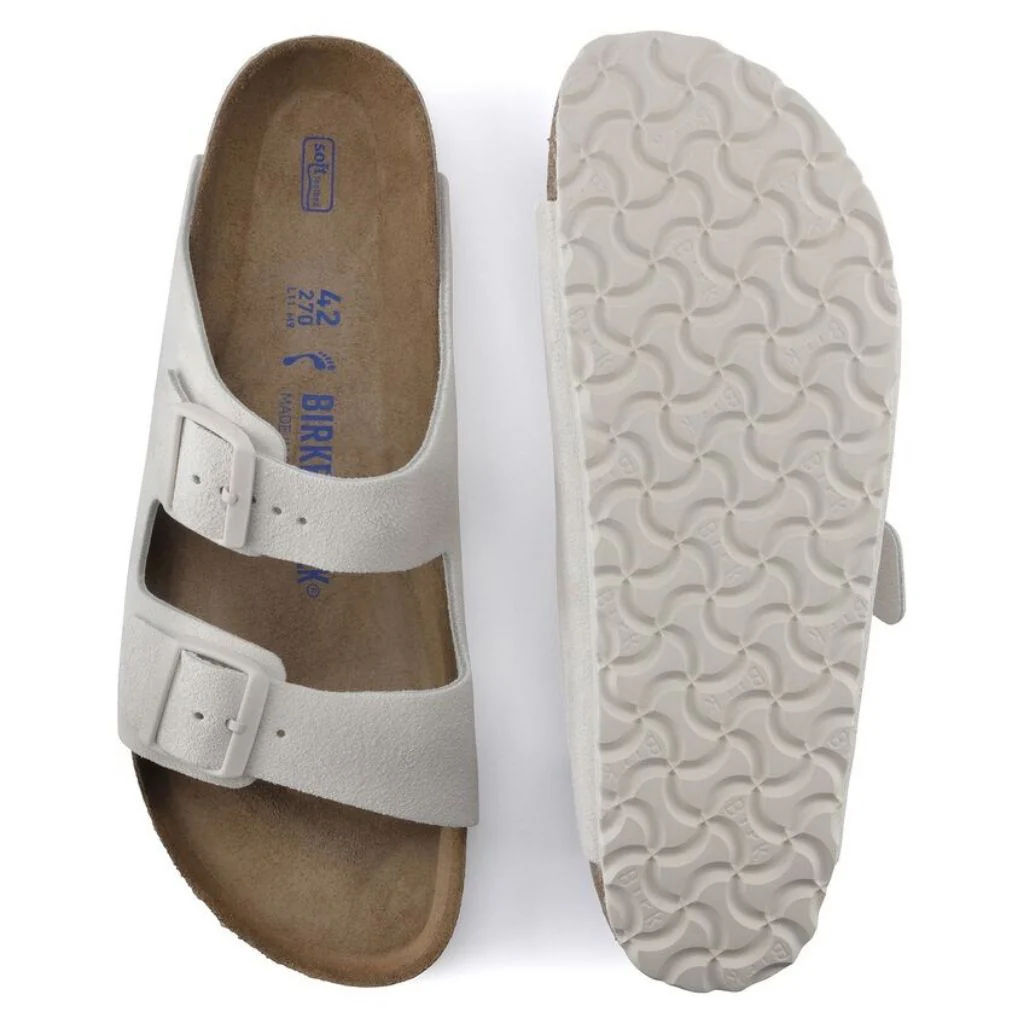 Arizona Suede Soft Footbed Narrow - Antique White - Image 2