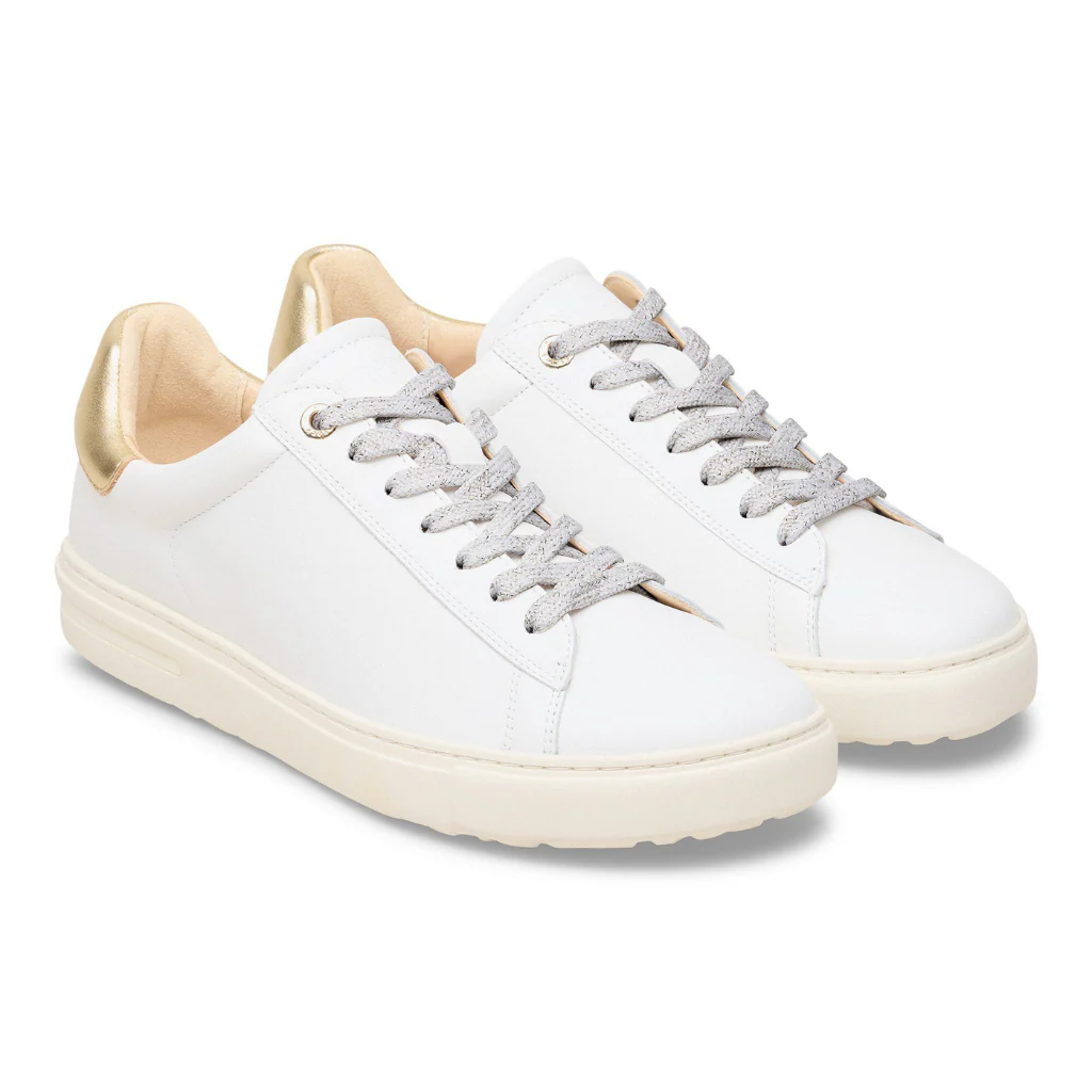 Bend Lace Leather - White/Metallic Gold - Image 3
