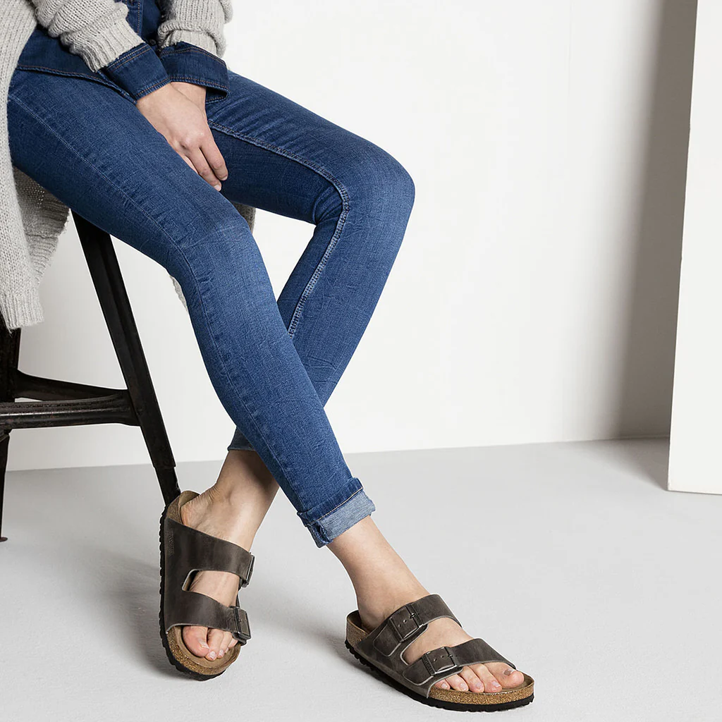 Arizona Leather Soft Footbed - Iron - Image 2