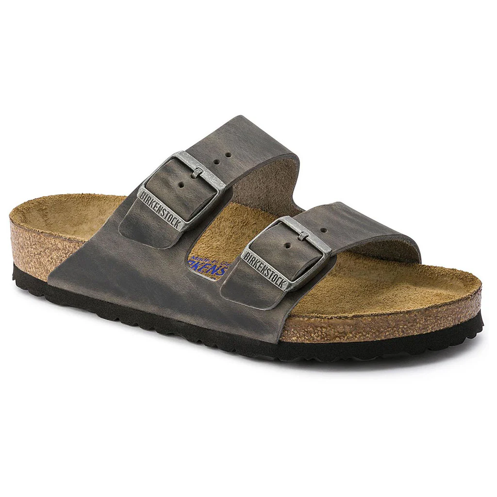 Arizona Leather Soft Footbed - Iron - Image 3