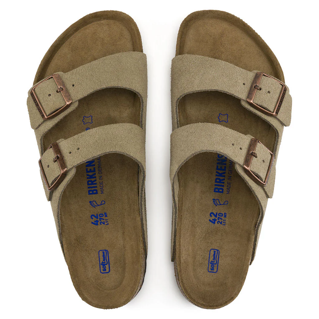 Arizona Suede Soft Footbed - Taupe - Image 3