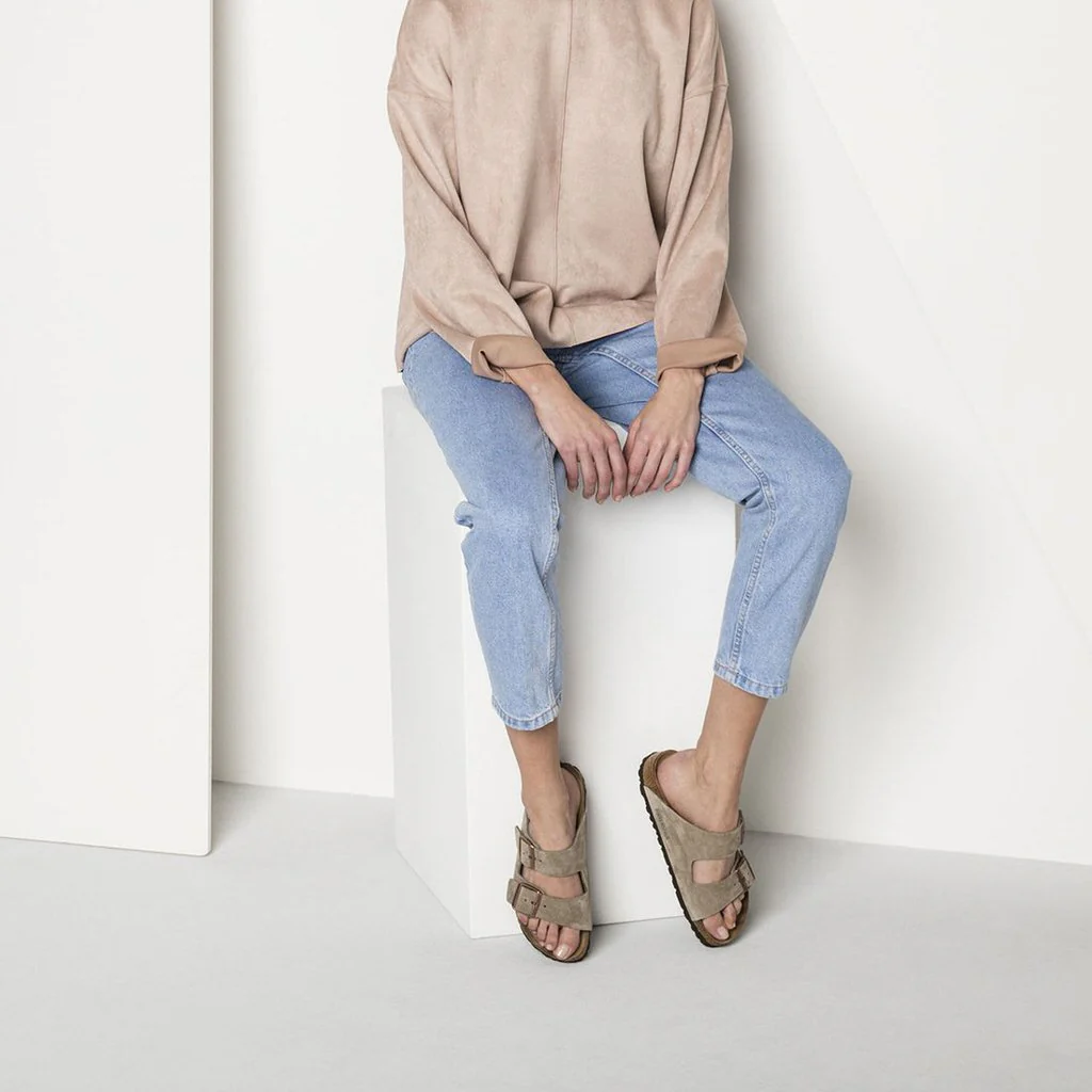 Arizona Suede Soft Footbed - Taupe - Image 8