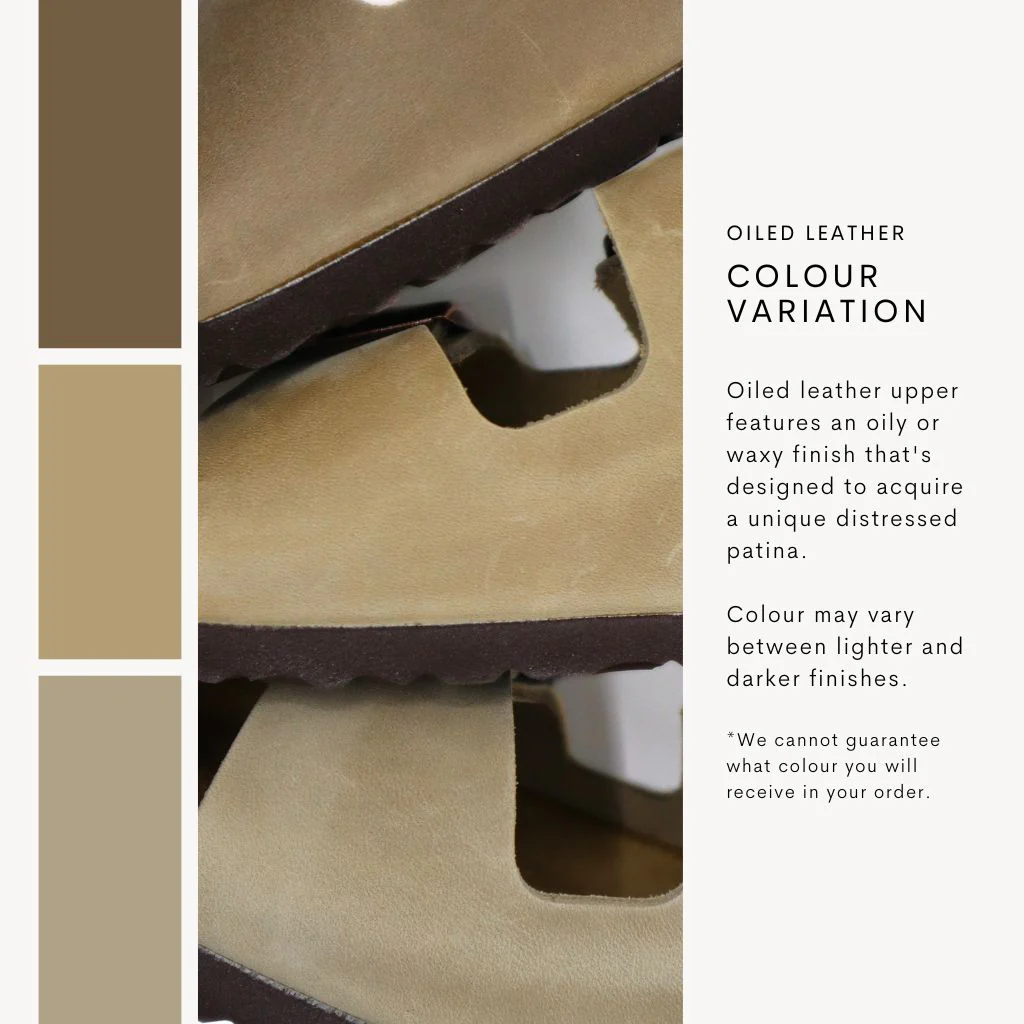 Arizona Oiled Leather Narrow - Tobacco Brown - Image 7
