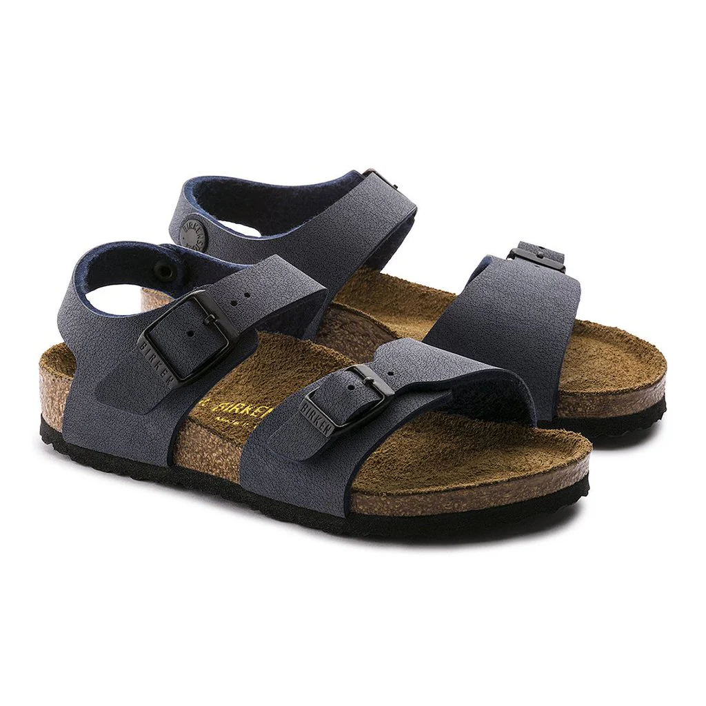 New York BirkiBuc Kids Narrow - Navy - Image 4