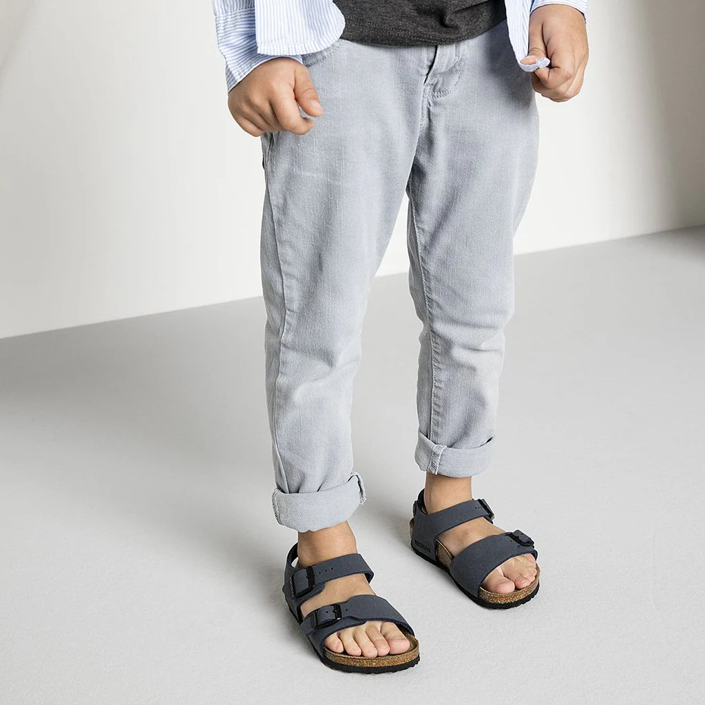 New York BirkiBuc Kids Narrow - Navy - Image 6