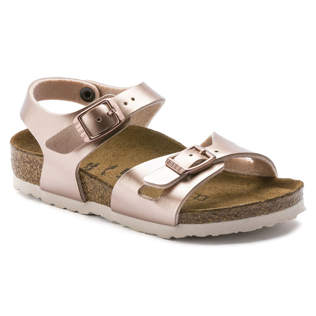 Rio Birko Flor Kids Narrow - Metallic Copper - Image 3