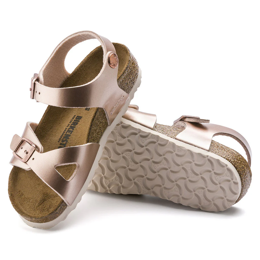 Rio Birko Flor Kids Narrow - Metallic Copper - Image 6