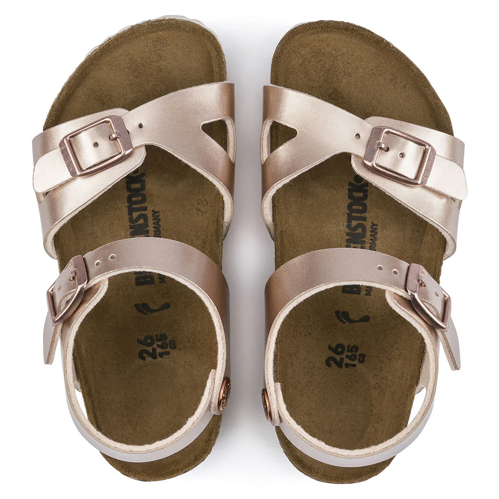 Rio Birko Flor Kids Narrow - Metallic Copper - Image 7