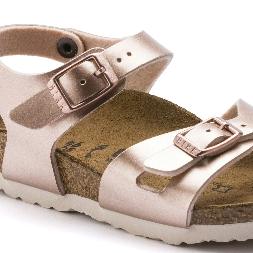 Rio Birko Flor Kids Narrow - Metallic Copper - Image 8