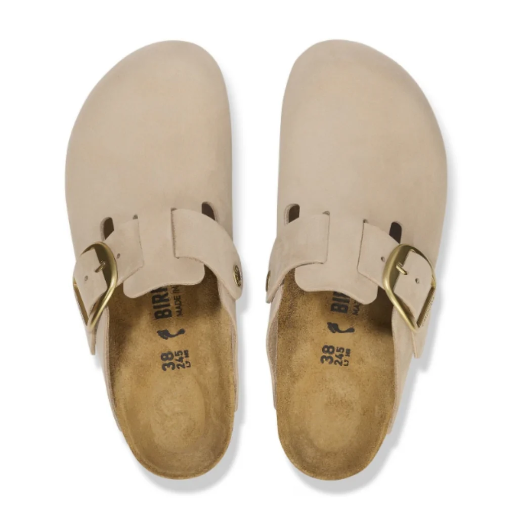 Boston Big Buckle Nubuck Leather Narrow - Sandcastle - Image 5