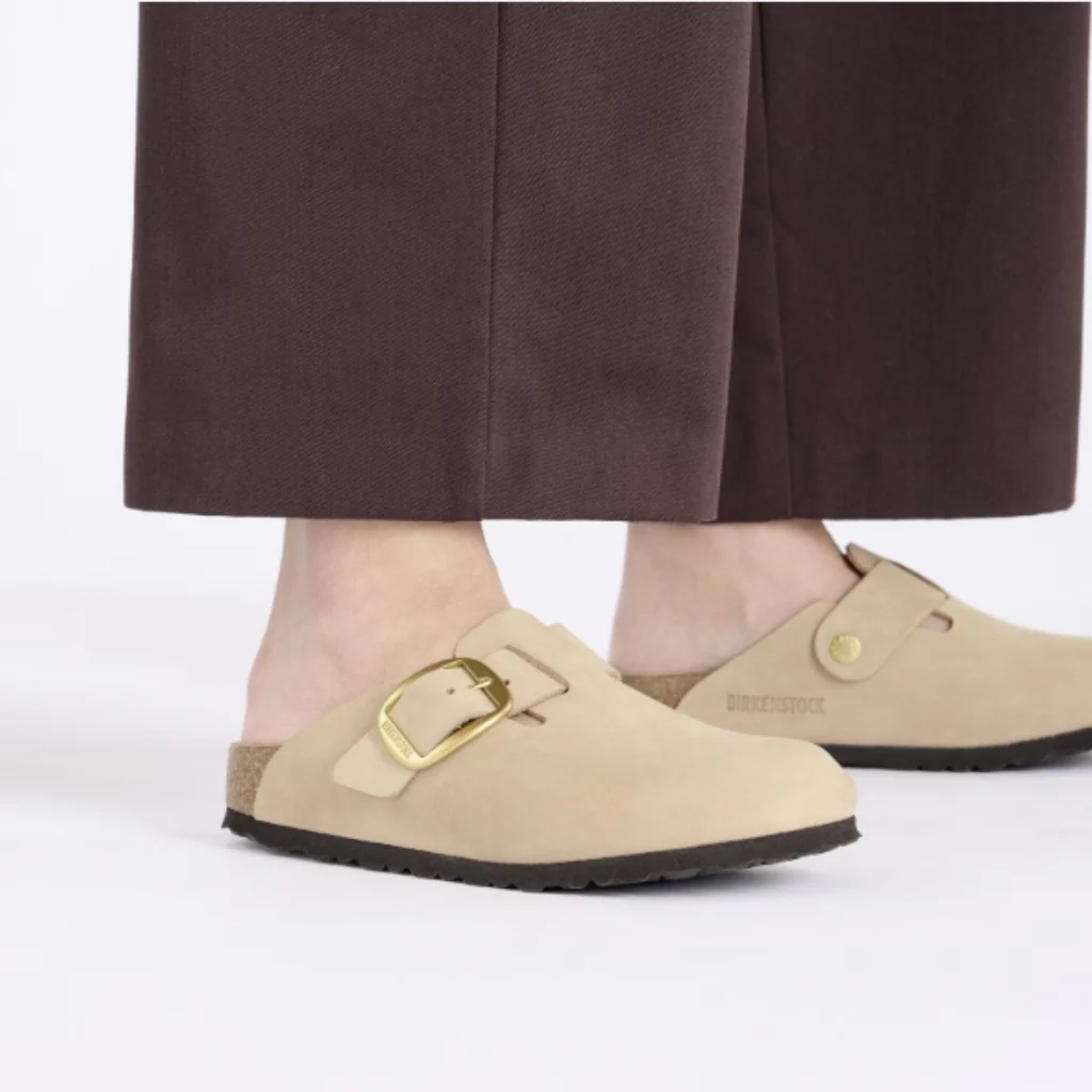 Boston Big Buckle Nubuck Leather Narrow - Sandcastle - Image 6