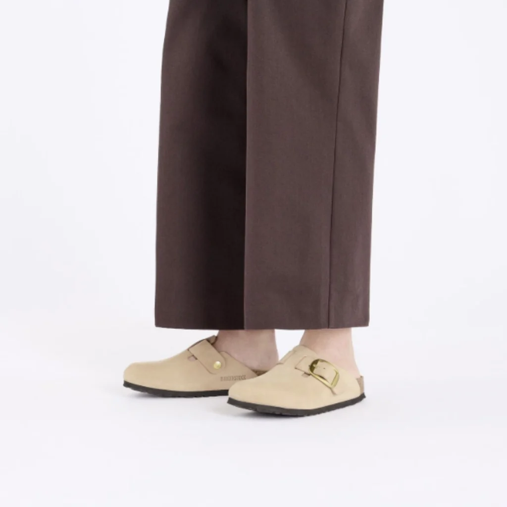 Boston Big Buckle Nubuck Leather Narrow - Sandcastle - Image 7