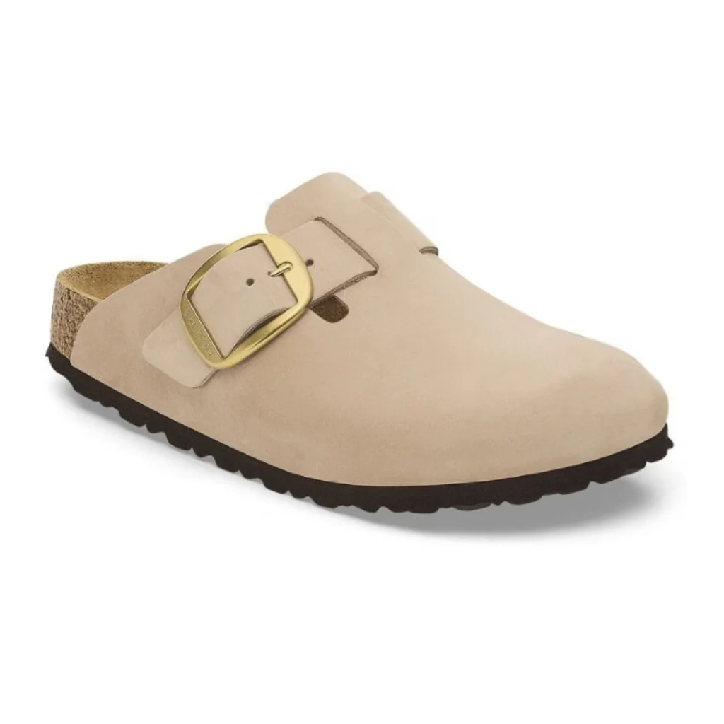 Boston Big Buckle Nubuck Leather Narrow - Sandcastle - Image 8