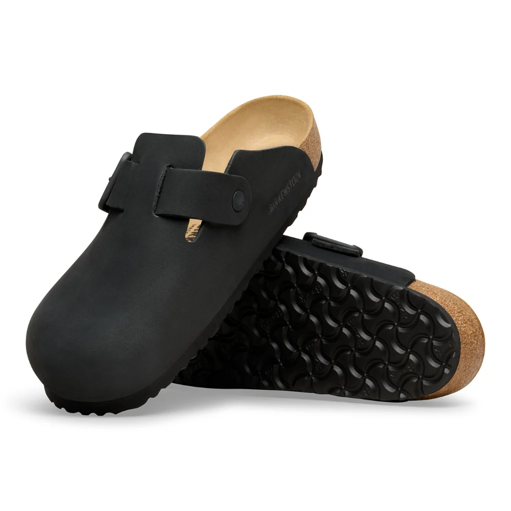 Boston Nubuck Leather Wire Buckle - Black - Image 4
