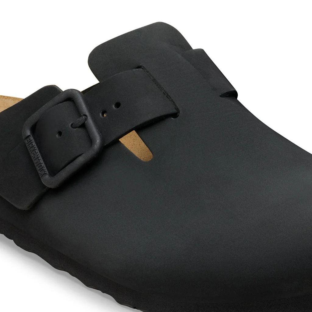 Boston Nubuck Leather Wire Buckle - Black - Image 5