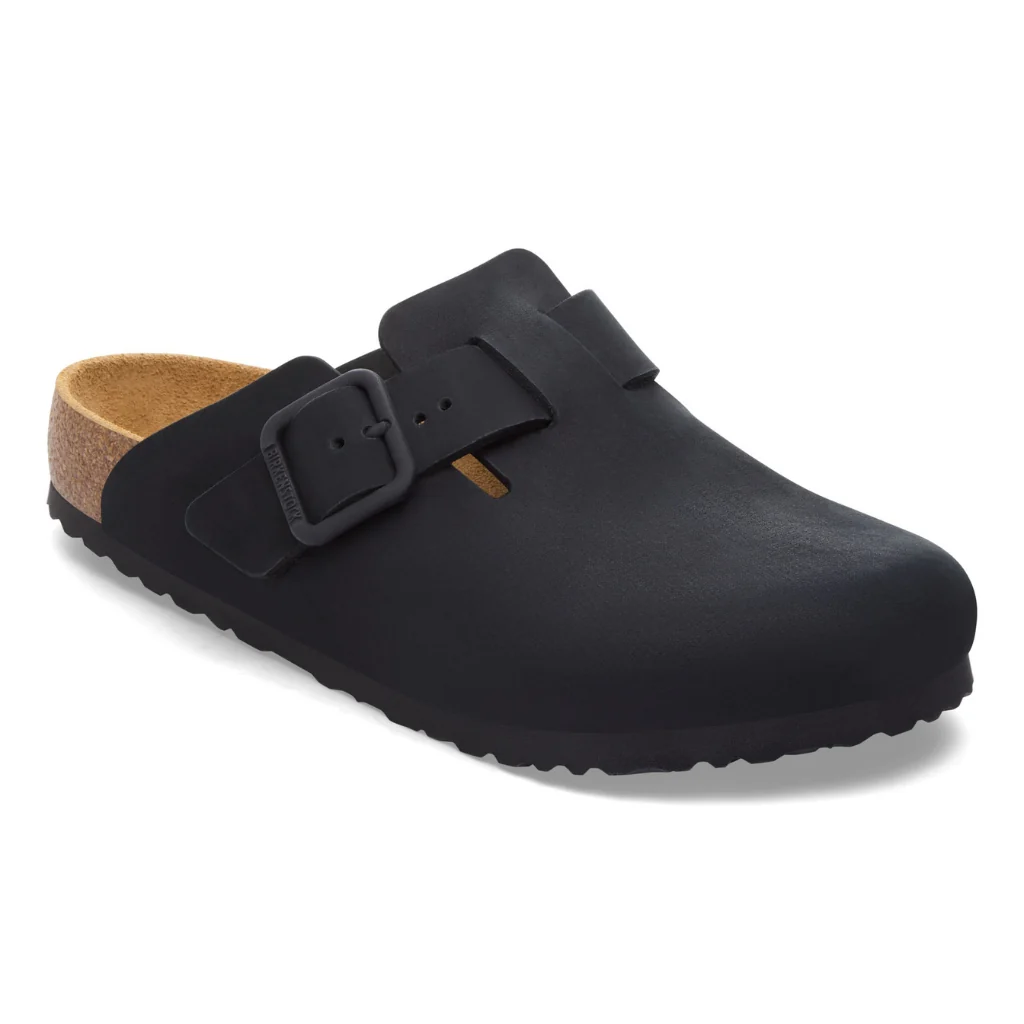 Boston Nubuck Leather Wire Buckle - Black - Image 6