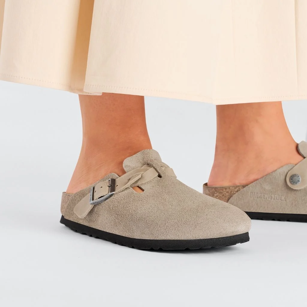 Boston Suede Braided Narrow - Taupe - Image 2