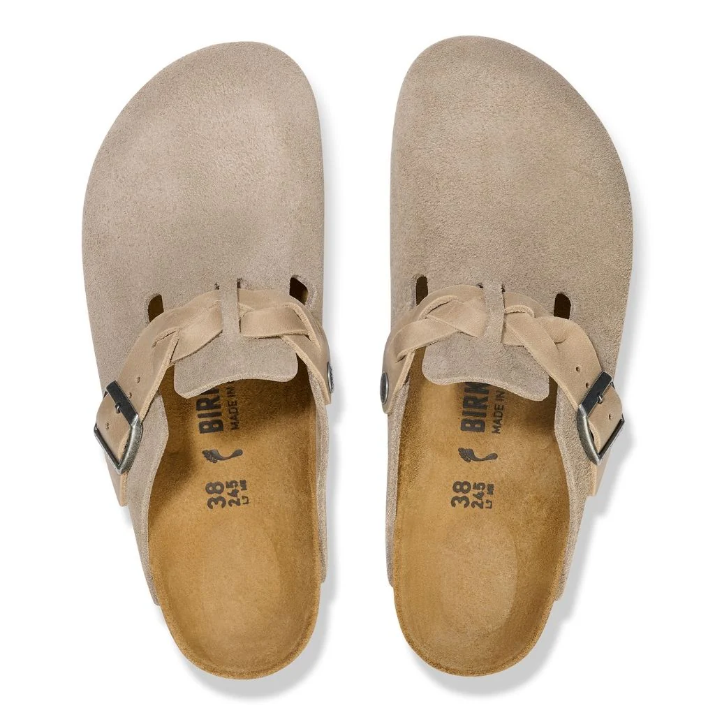 Boston Suede Braided Narrow - Taupe - Image 5