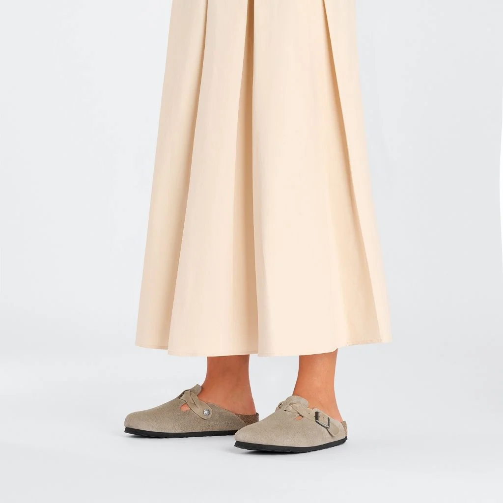 Boston Suede Braided Narrow - Taupe - Image 8