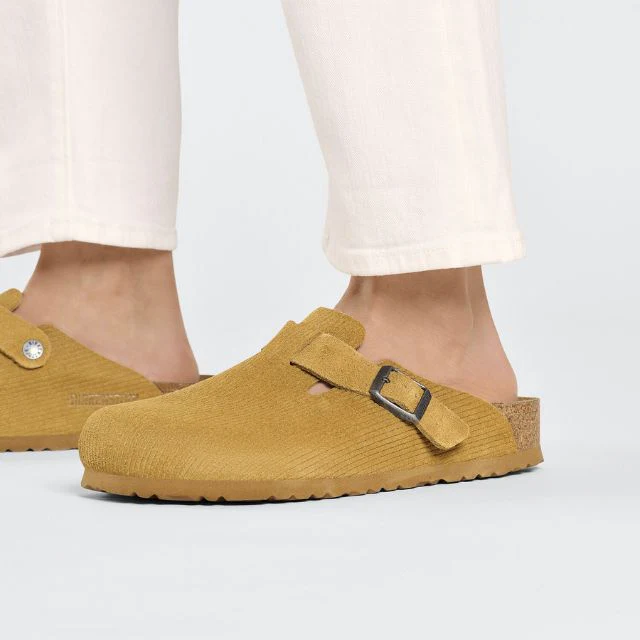 Boston Suede Corduroy Embosssed - Cork Brown - Image 2
