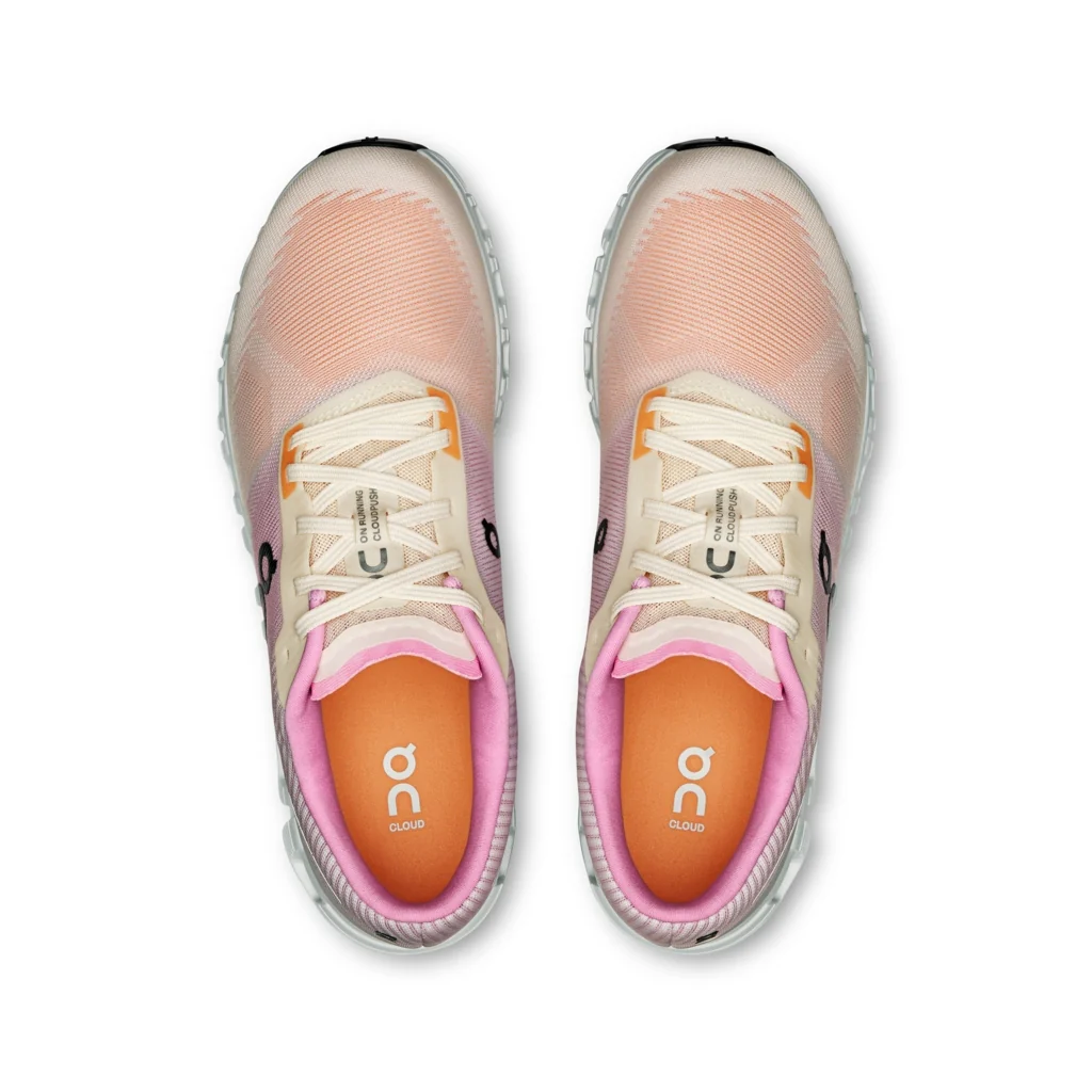 Womens Cloud 6.0 Push Lace - Tangerine/Rasberry - Image 6