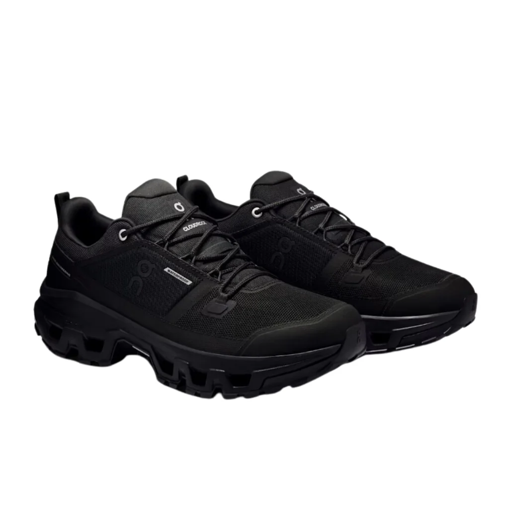Mens Cloudrock Low Waterproof - Black/Black - Image 3
