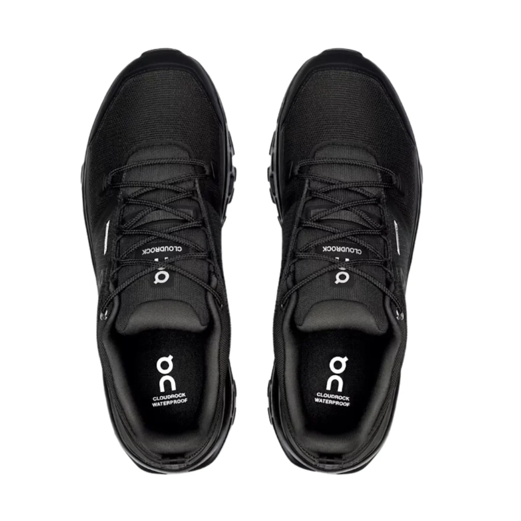 Mens Cloudrock Low Waterproof - Black/Black - Image 6