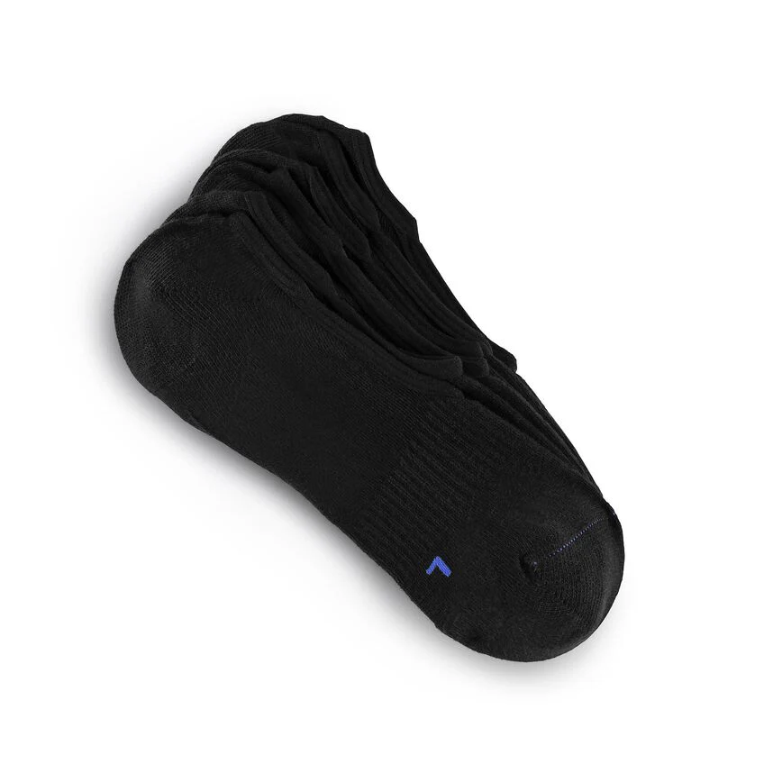 Cotton Sole Invisible Socks - Black - Image 4