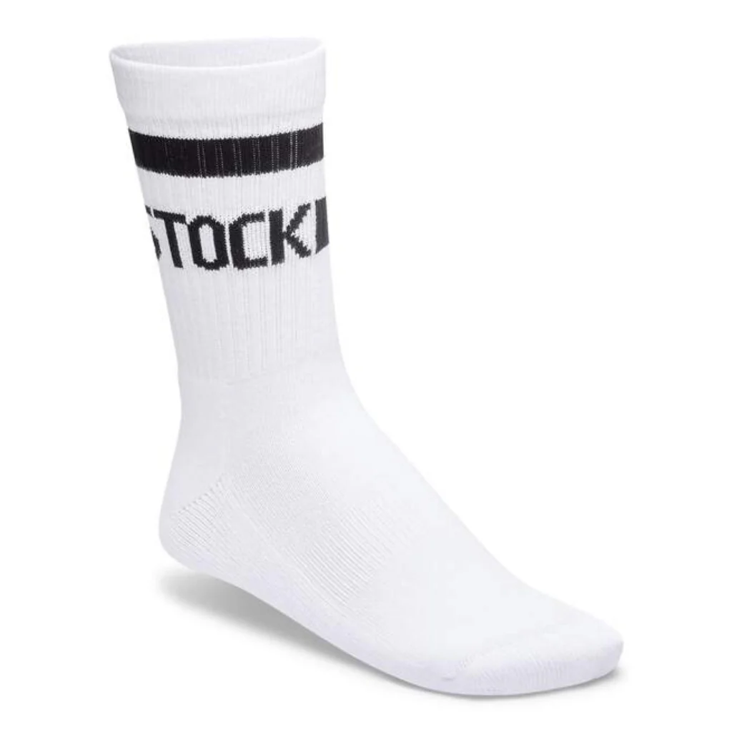 Cotton Tennis Socks - White/Black
