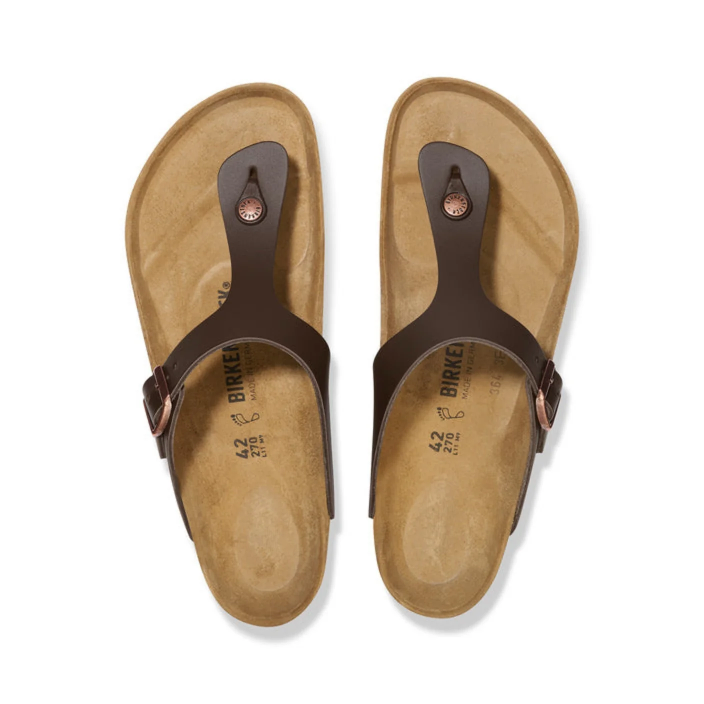 Gizeh Smooth Leather - Dark Brown - Image 3
