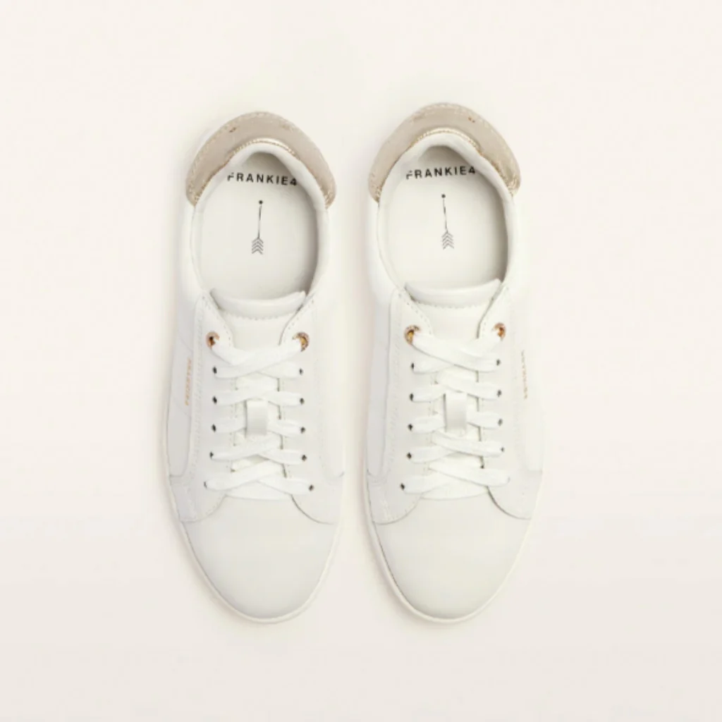 Jackie V - White/Gold Grain - Image 3