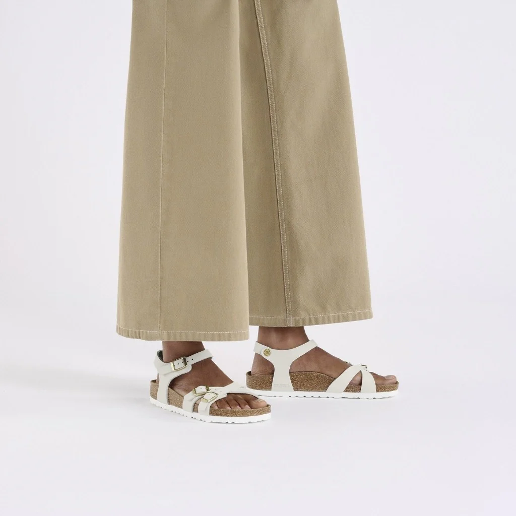Kumba Nubuck Leather - Antique White - Image 3