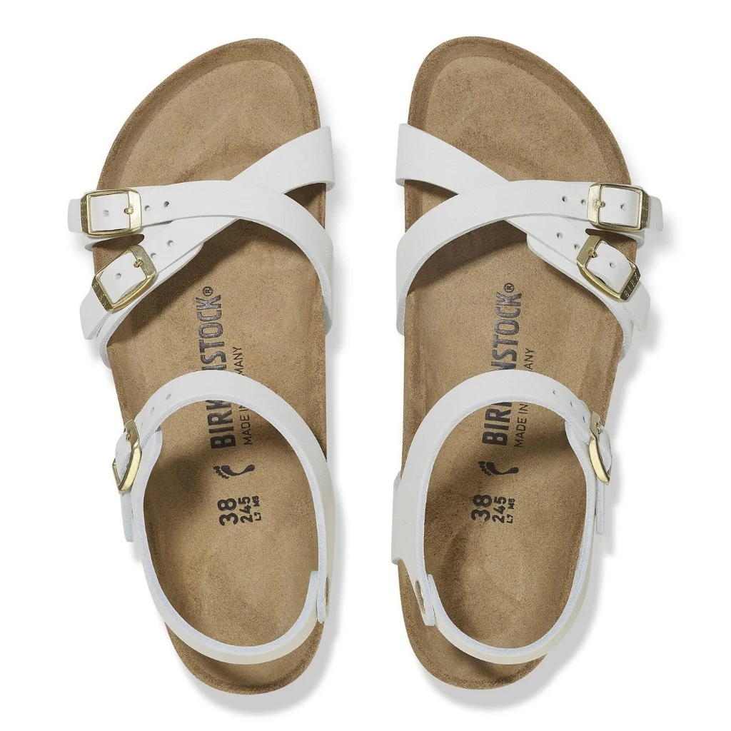 Kumba Nubuck Leather - Antique White - Image 7
