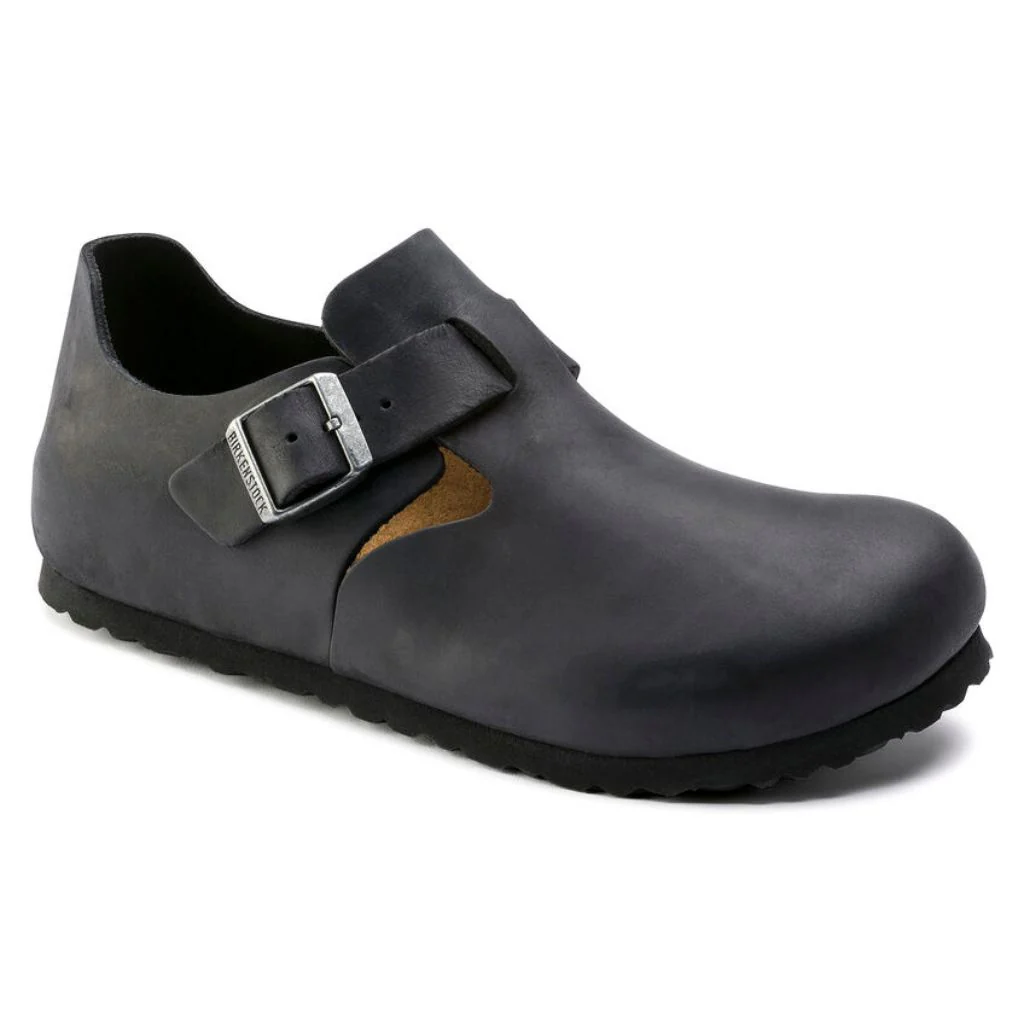 London Oiled Leather - Black - Image 3
