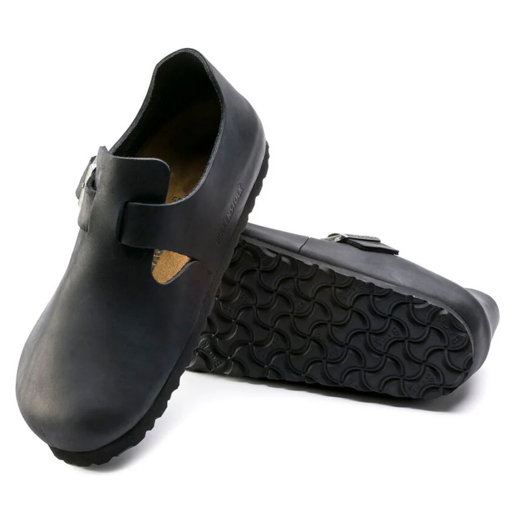 London Oiled Leather - Black - Image 4