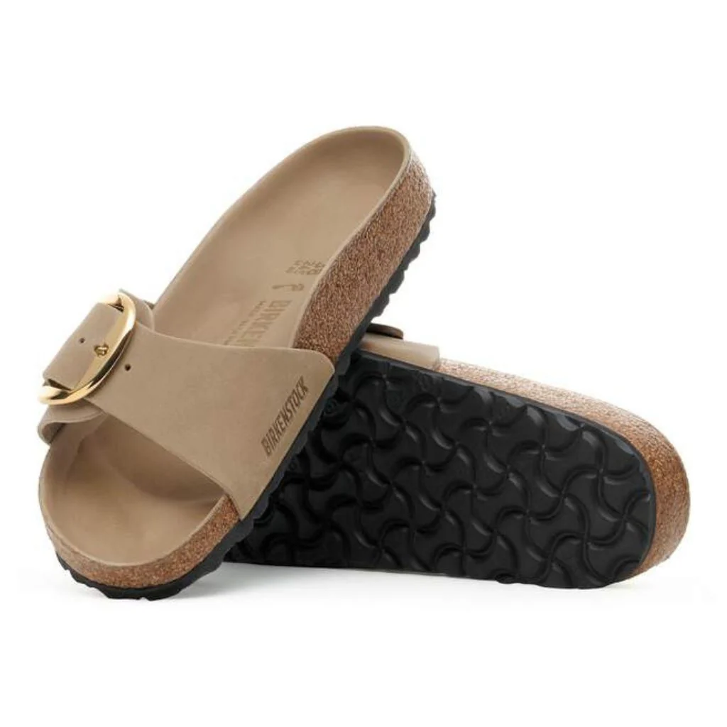 Madrid Oiled Leather Big Buckle - Tobacco Brown - Image 6